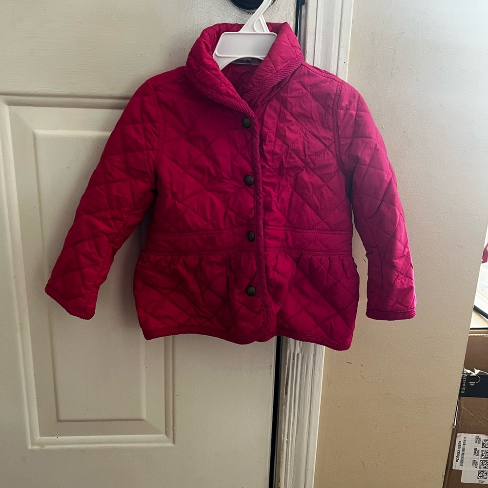 Ralph Lauren Polo Coat. Pink. 24 months. Gently used.